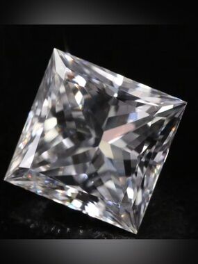 PRINCESS CUT 2.43 CARAT LOOSE LAB CREATED DIAMOND STONE W/IGI REPORT